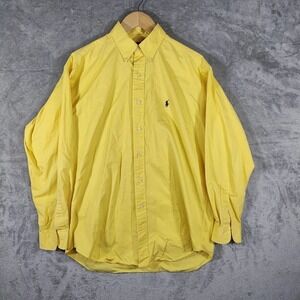 Ralph Lauren Yellow Casual Button Down Shirt